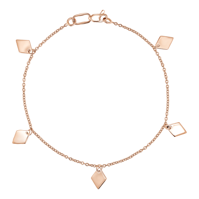 Золотой браслет без вставки. Артикул 07240/01/0