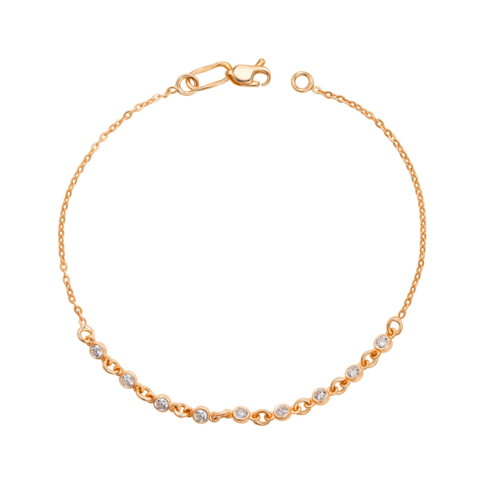 Золотой браслет. Артикул 07244/01/0/17