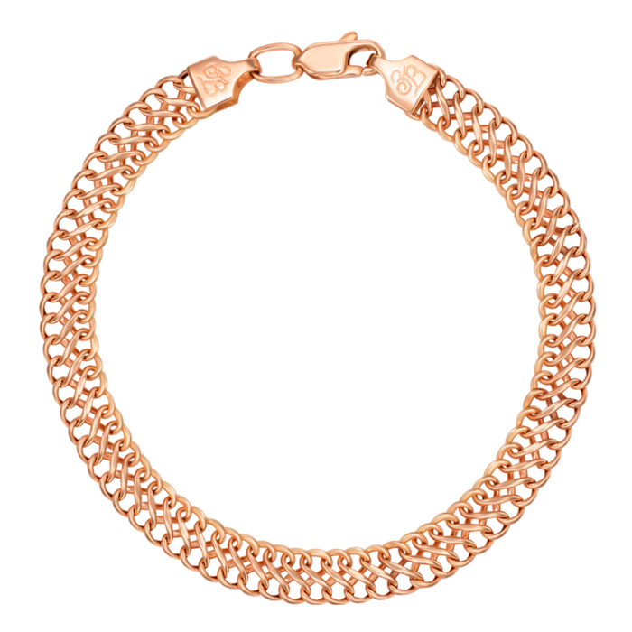 Золотий браслет з алмазною гранню. Артикул 07281-10-3/01