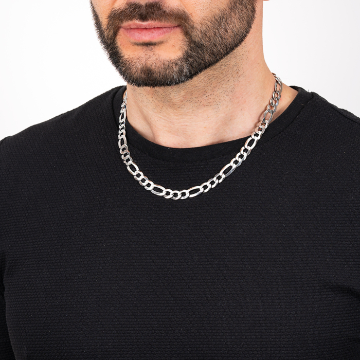 Срібний ланцюжок. Артикул 073 S. FLAT-7-L/12