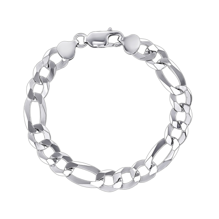 Срібний браслет. Артикул 073 S. FLAT-2-B/12