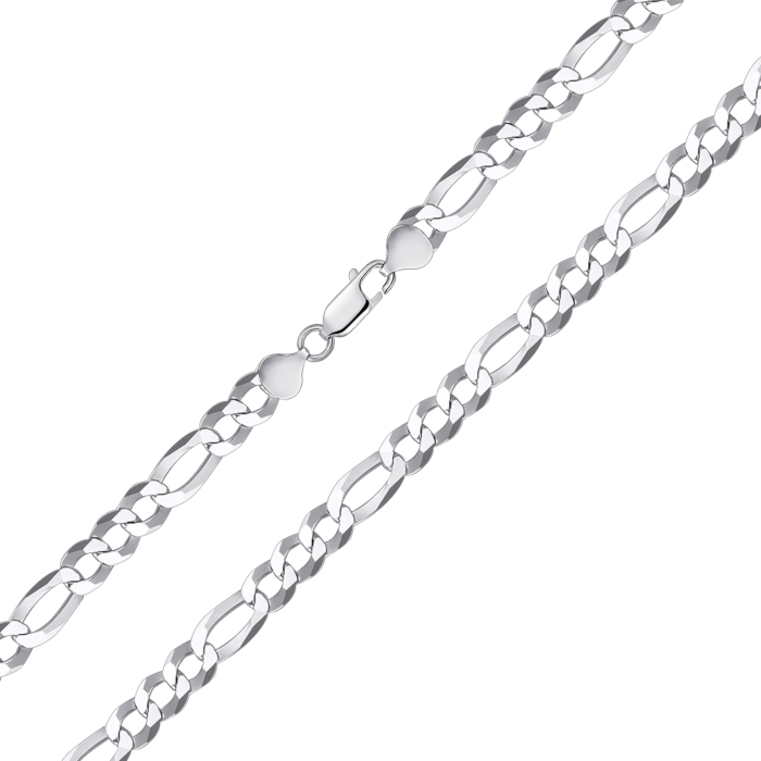 Срібний ланцюжок. Артикул 073 S. FLAT-6-L/12