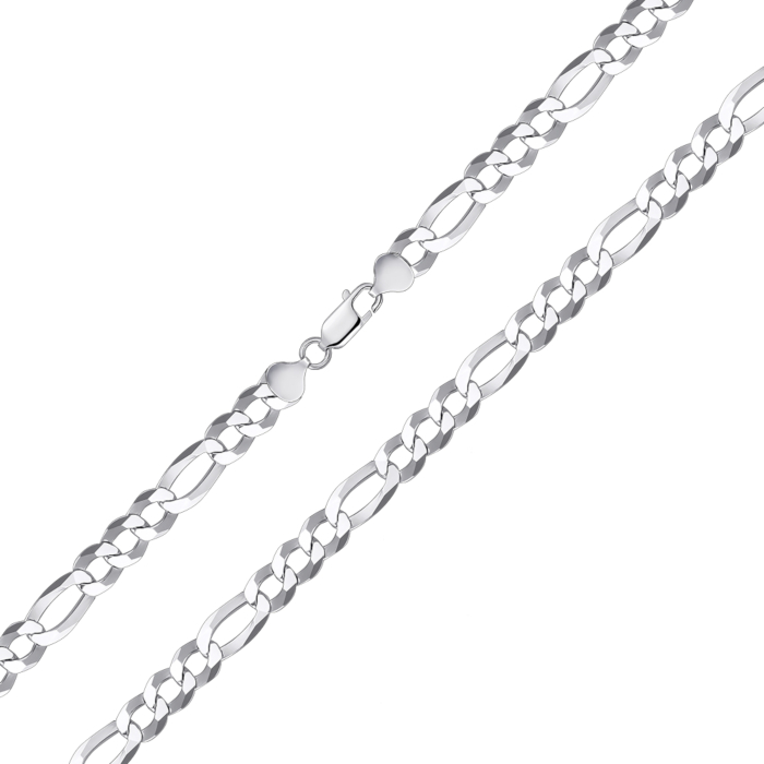 Срібний ланцюжок. Артикул 073 S. FLAT-7-L/12