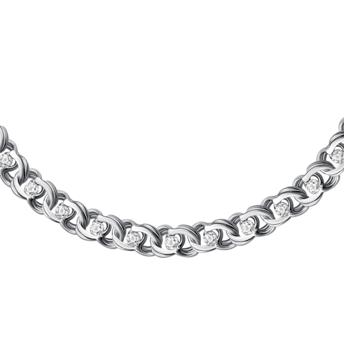 Серебряный браслет с фианитами. Артикул 07410-19-5/12/64