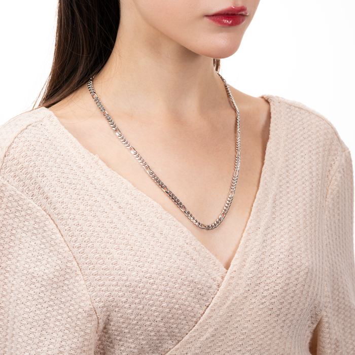 Срібний ланцюжок. Артикул 075 BOMBE 5+1-2-L/12