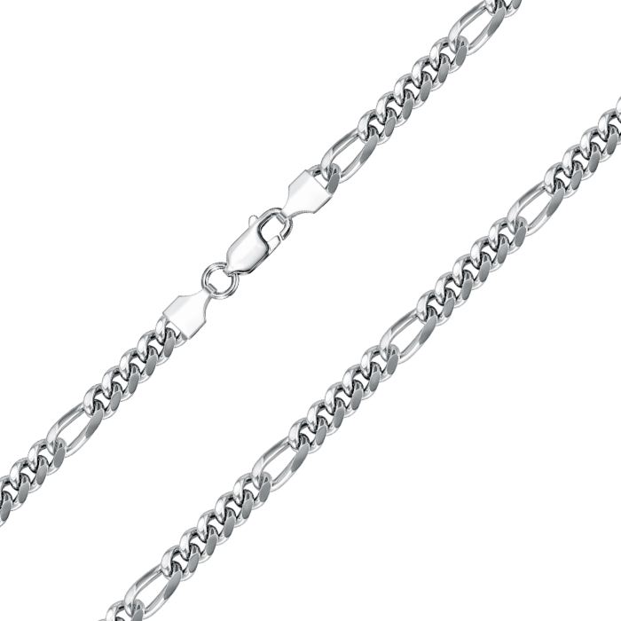 Срібний ланцюжок. Артикул 075 BOMBE 5+1-2-L/12