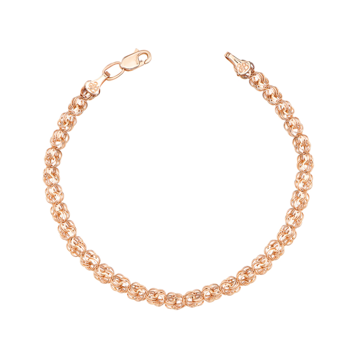 Золотий браслет без вставки. Артикул 07669-5.5-3/01 (07779/5)