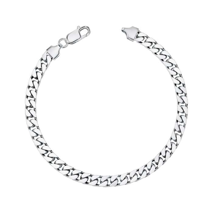 Серебряный браслет без вставки 08 SQUARE-1-B/12