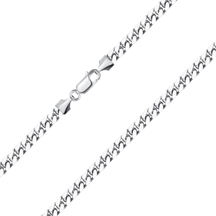 Срібний ланцюжок. Артикул 08 SQUARE-1-L/12