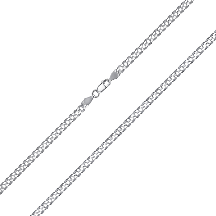 Срібний ланцюжок. Артикул 08 S. FLAT-2-L/12