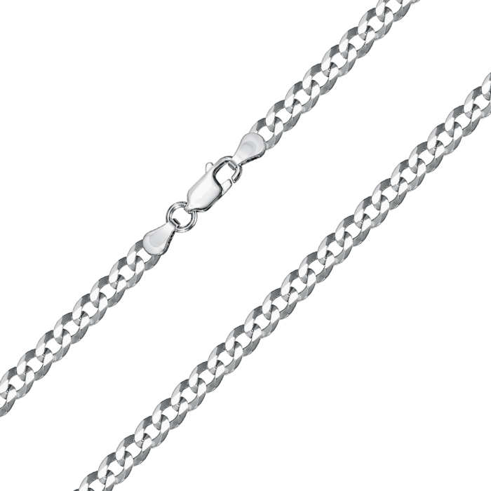 Срібний ланцюжок. Артикул 08 S. FLAT-3-L/12