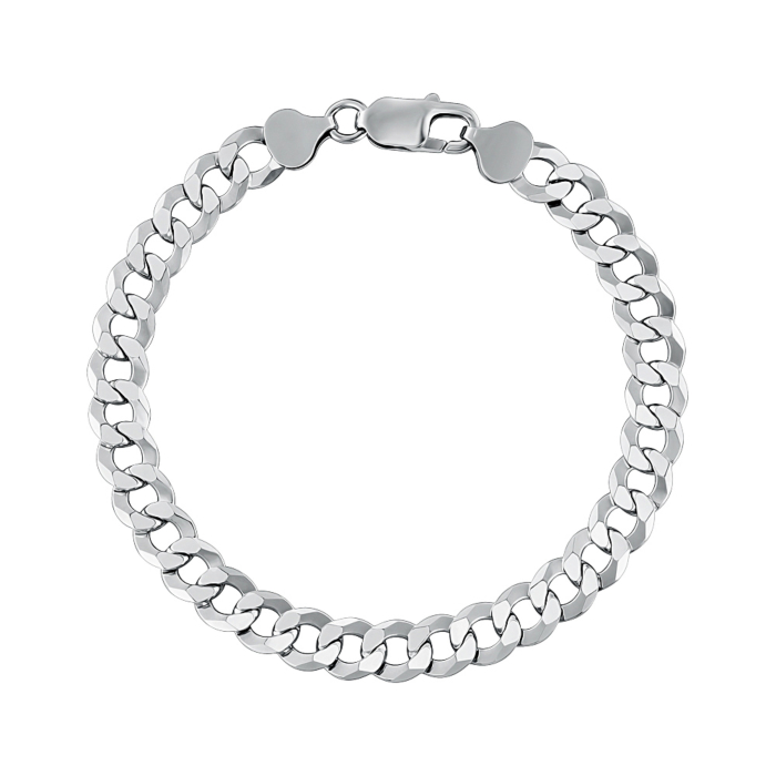 Серебряный браслет. Артикул 08 S FLAT-1-B/12