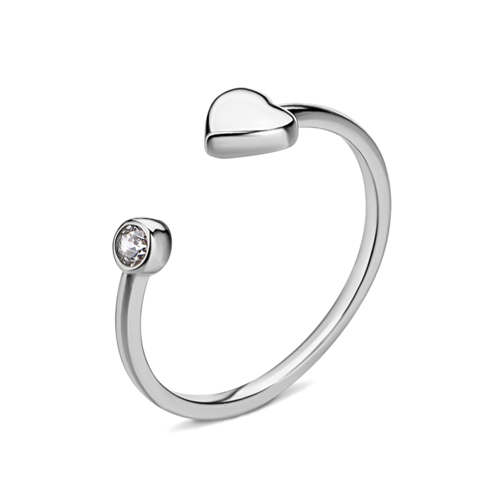 Золота каблучка з фіанітом. Артикул UG51/101/014/1