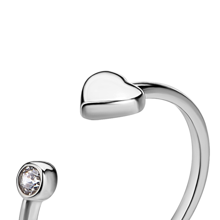 Золотое кольцо с фианитом. Артикул UG51/101/014/1