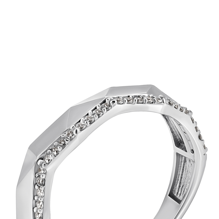 Золотое кольцо с фианитами. Артикул UG51/101/019/1