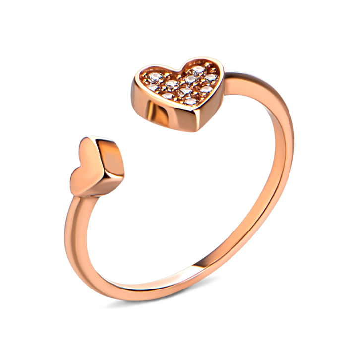 Золотое кольцо с фианитами. Артикул UG51/101/022