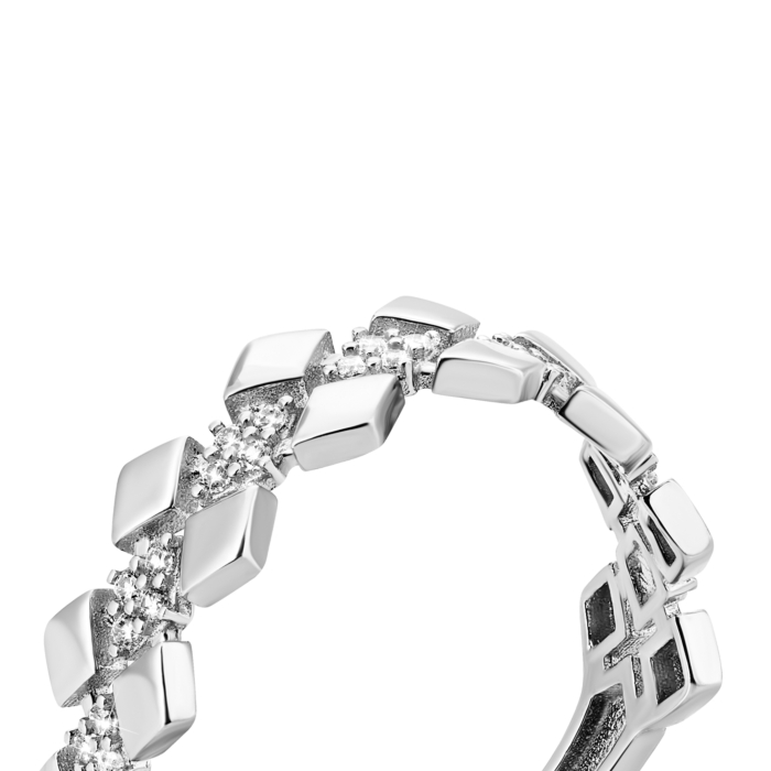 Золота каблучка з фіанітами. Артикул UG51/101/064/1