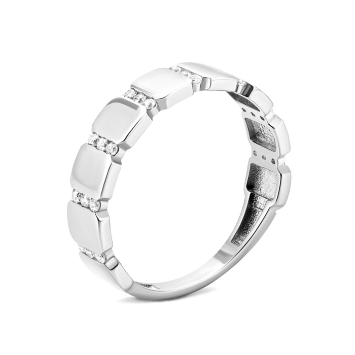 Золотое кольцо с фианитами. Артикул UG51/101/069/1