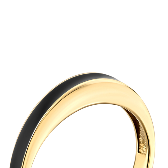 Золотое кольцо с эмалью. Артикул UG51/101/098/2