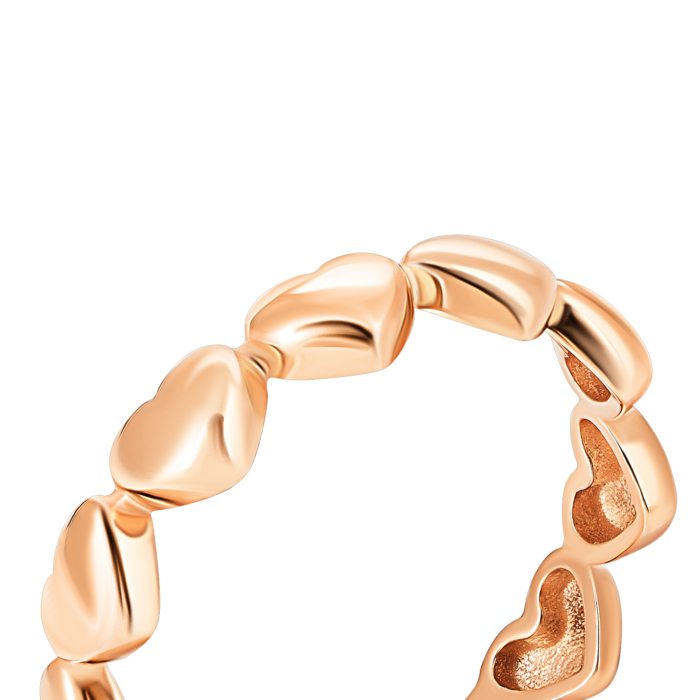 Золотое фаланговое кольцо без вставки. Артикул UG51/201/023к