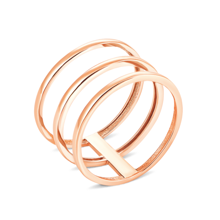 Фаланговое золотое кольцо. Артикул UG51/201/039