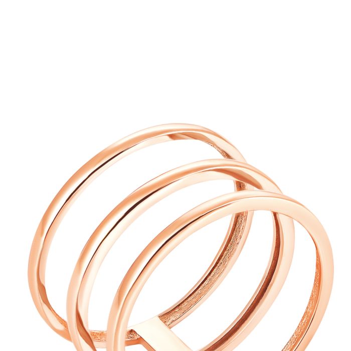 Фаланговое золотое кольцо. Артикул UG51/201/039