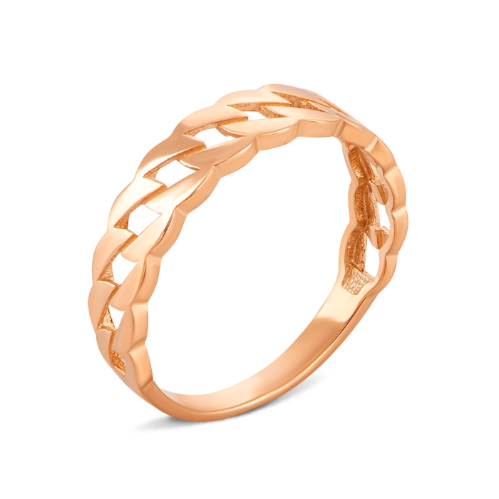 Золота каблучка без вставки. Артикул UG51/201/060