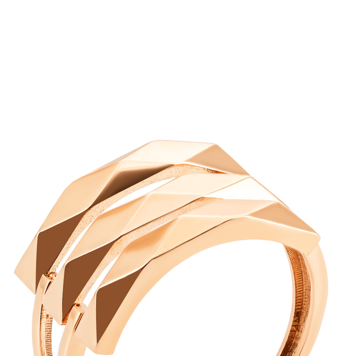 Золотое кольцо без вставки. Артикул UG51/201/064