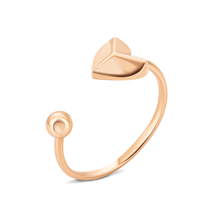 Золотое кольцо без вставки. Артикул UG51/201/068