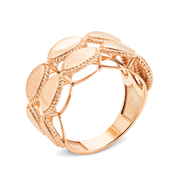 Золотое кольцо без вставки. Артикул UG51/201/080