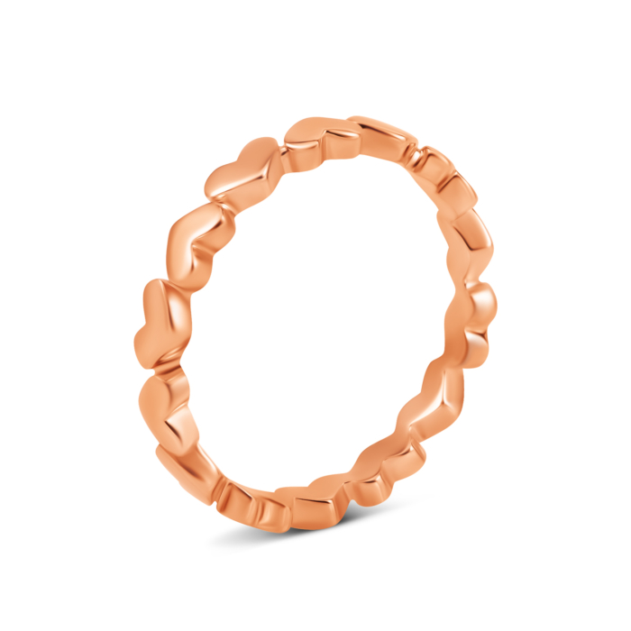 Золота каблучка Серця. Артикул UG51/201/265