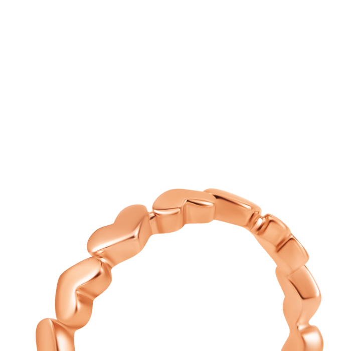 Золота каблучка Серця. Артикул UG51/201/265