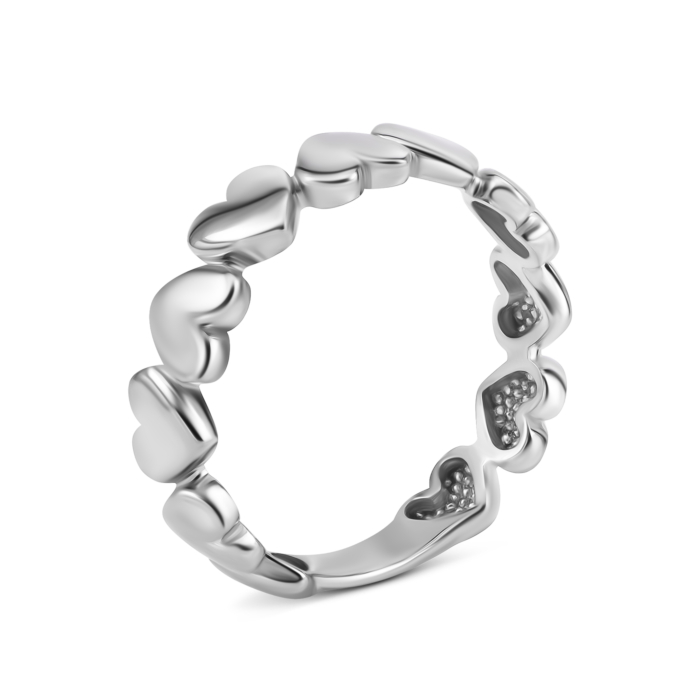 Золота каблучка Серця. Артикул UG51/201/266/1