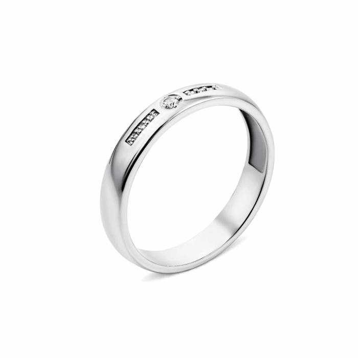 Золота обручка з діамантами. Артикул UG5100009/02/1/8157