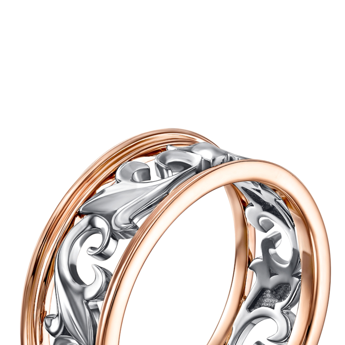 Обручальное золотое кольцо. Артикул 100017/01/1