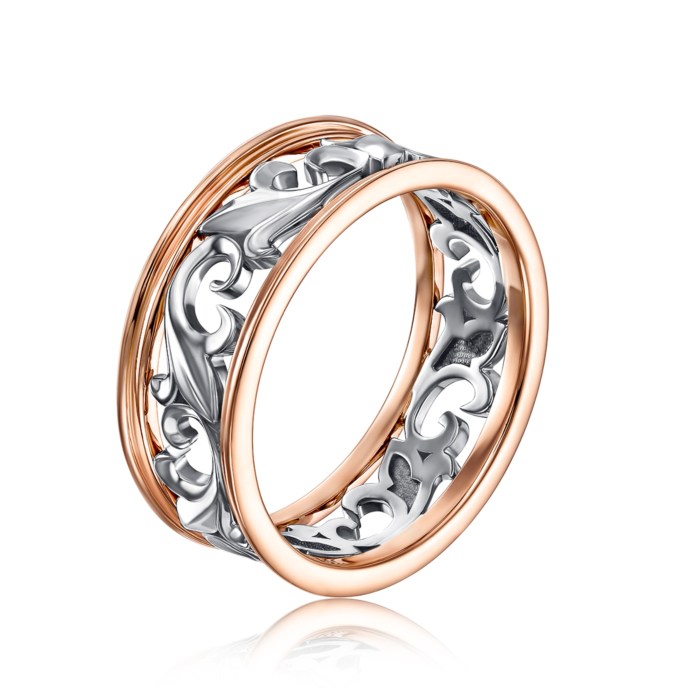 Обручальное золотое кольцо. Артикул 100017/01/1