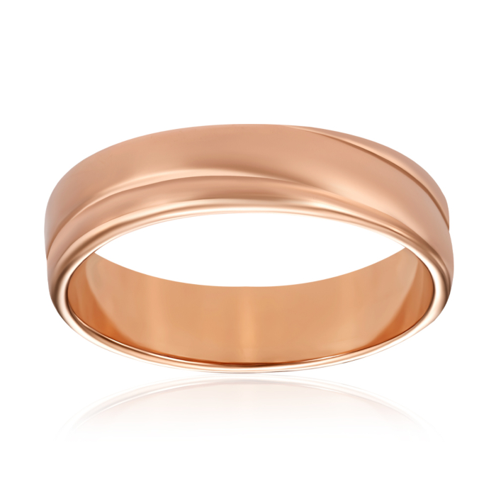 Золотое обручальное кольцо. Артикул 100018/01/0