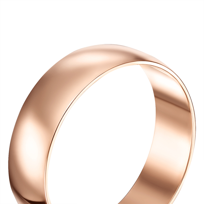 Обручальное кольцо классическое. Артикул 1001/6