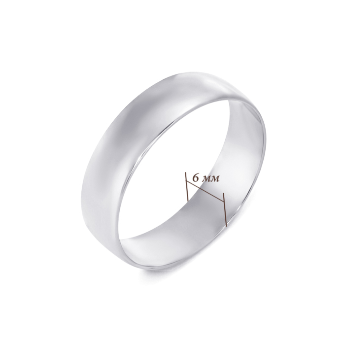 Обручальное кольцо классическое. Артикул 1001/6б