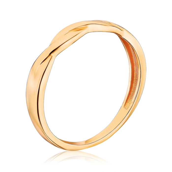 Золотое кольцо без вставки 1002894101-R/01