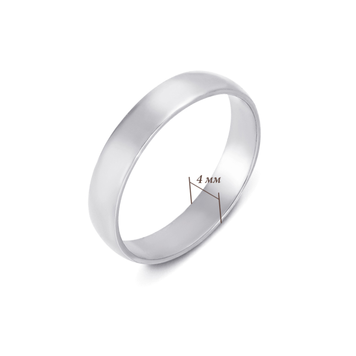 Обручальное кольцо классическое. Артикул 1004б