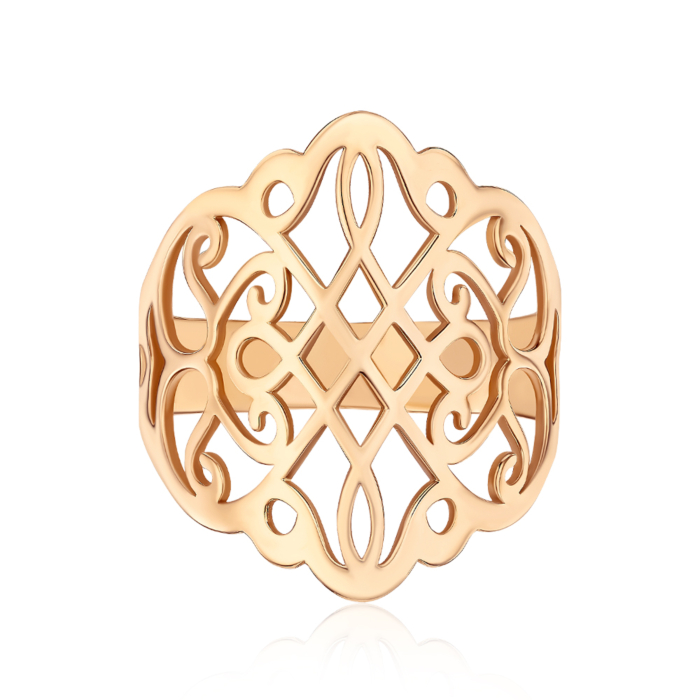 Золота каблучка без вставки 100631810101