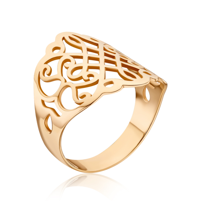 Золота каблучка без вставки 100631810101