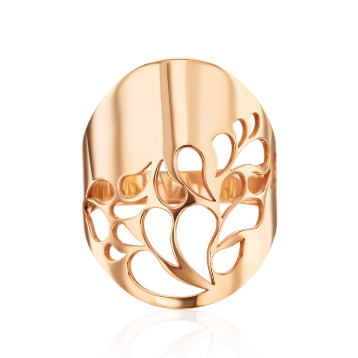 Золота каблучка без вставки 1006321101