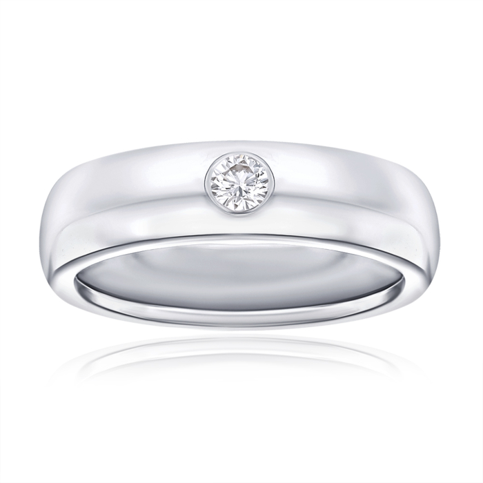 Обручка з діамантом. Артикул 1006/3б