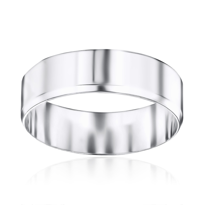 Серебряное обручальное кольцо 1007-11/12/1