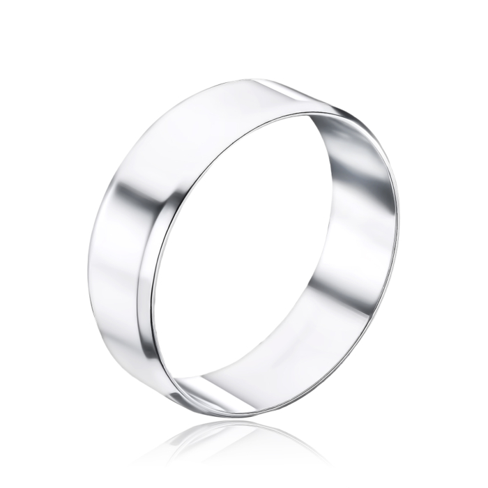 Серебряное обручальное кольцо 1007-11/12/1