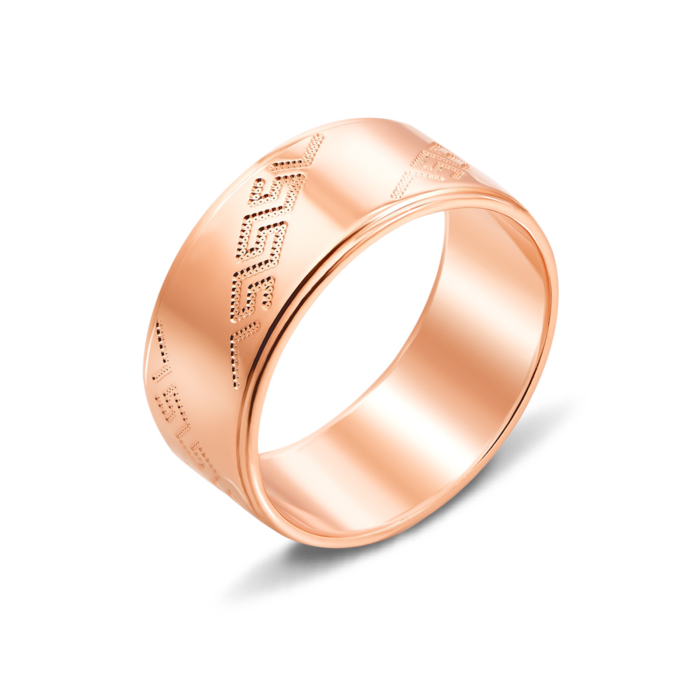 Обручальное кольцо с алмазной гранью. Артикул 10101/13