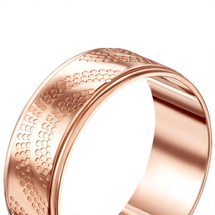 Обручка з алмазною гранню. Артикул 10101/14