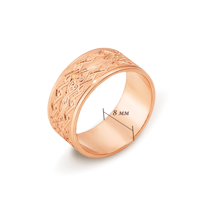 Обручка з алмазною гранню. Артикул 10101/6